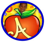 boy with apple